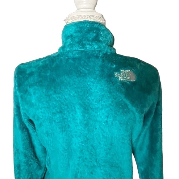 The North Face Turquoise Fuzzy Jacket Size S - Picture 4 of 7